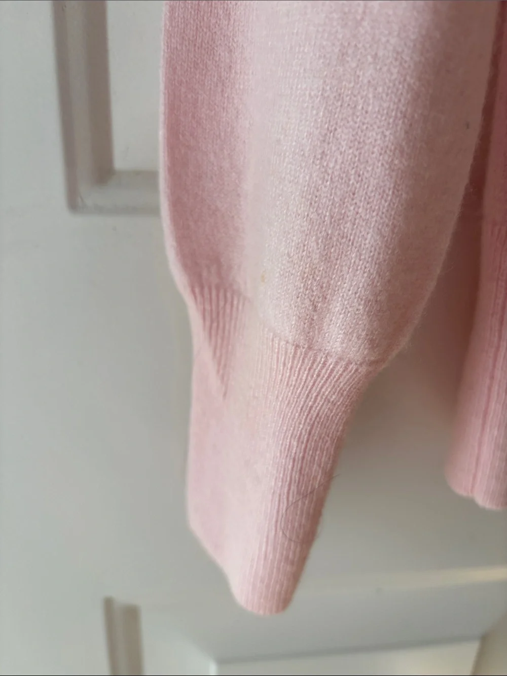 J. Crew Pale Pink Crewneck Sweater